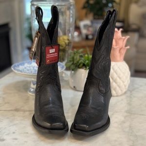 Ariat Black Leather Heeled Boots